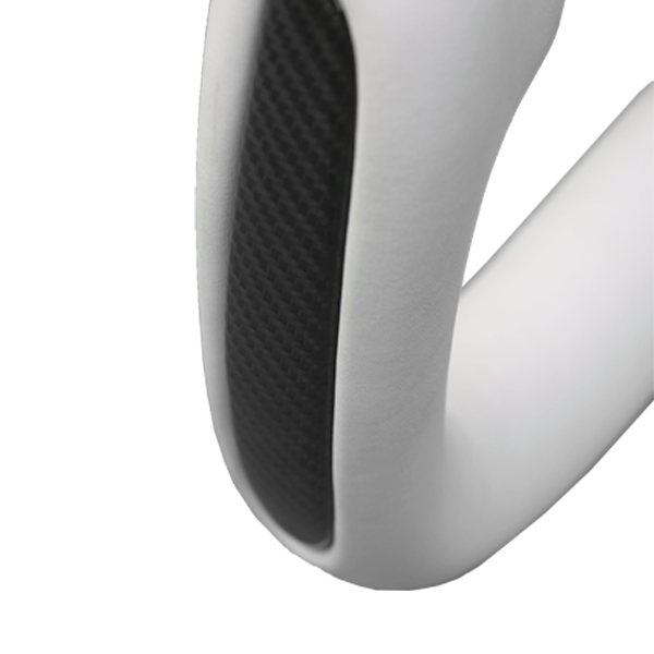 T House Yoke Steering Wheel White - Side Carbon Fiber (Matte)