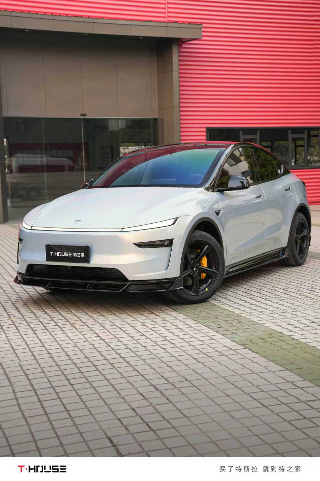 High Glossy Bodykit for Tesla White Golden ModelY Juniper