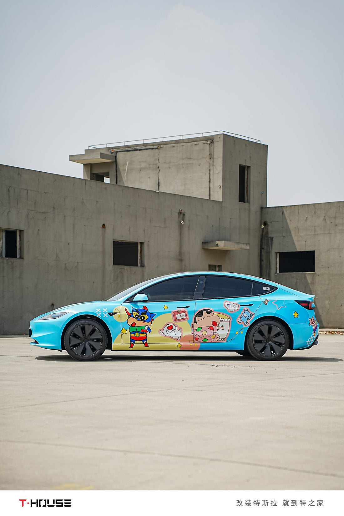 Cartoon 蜡笔小新 Vinyl Wrap Model3