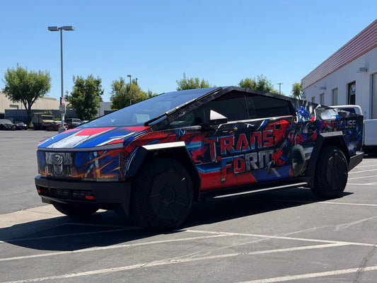 变形金刚 Transformers Vinyl Wrap Tesla Cybertruck