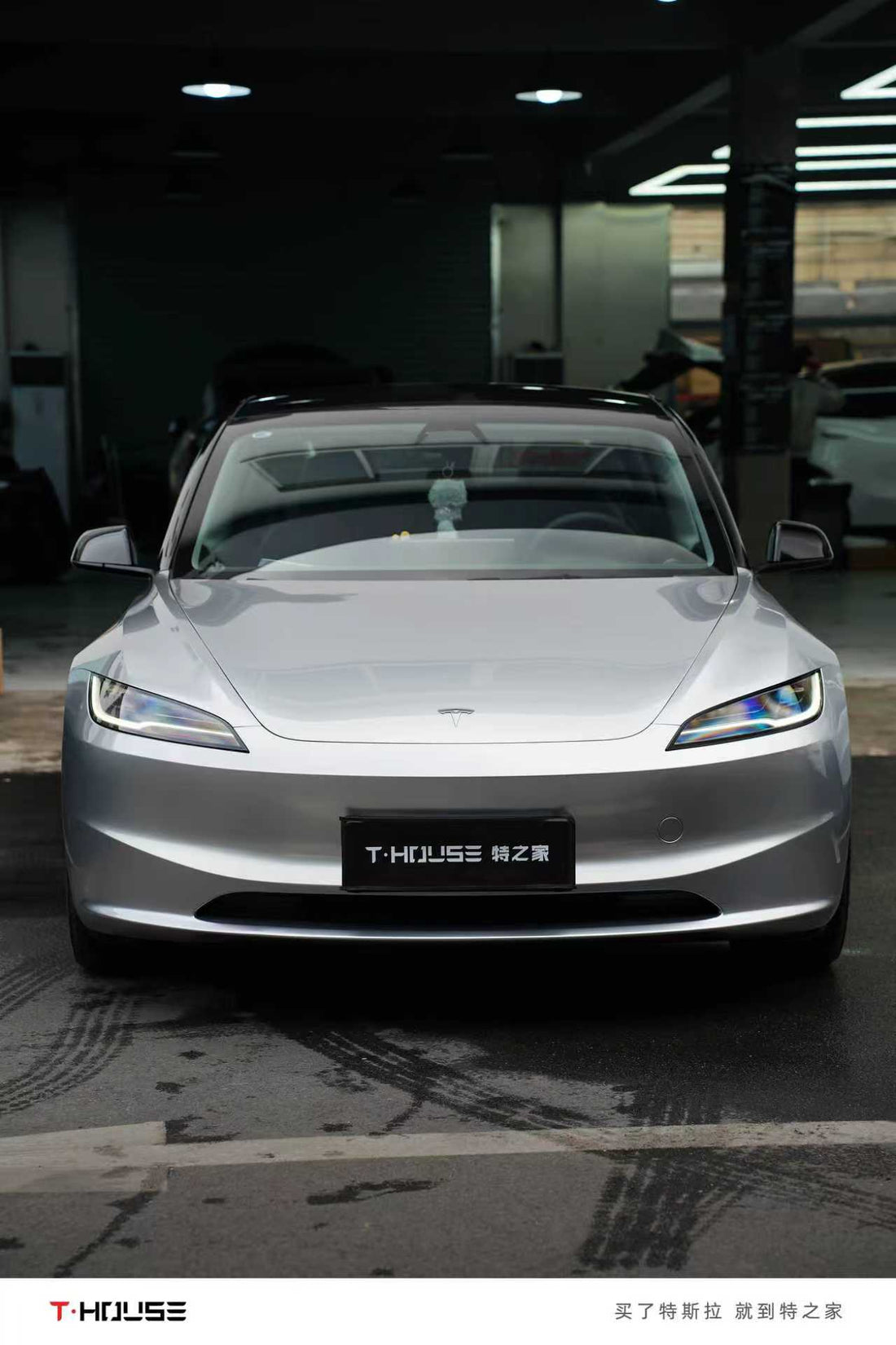 GT银 Silver Tesla Model3 Upgrade 3P Bodykit