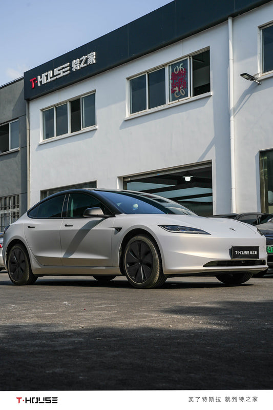 超哑远峰蓝魅金改色Tesla Model3
