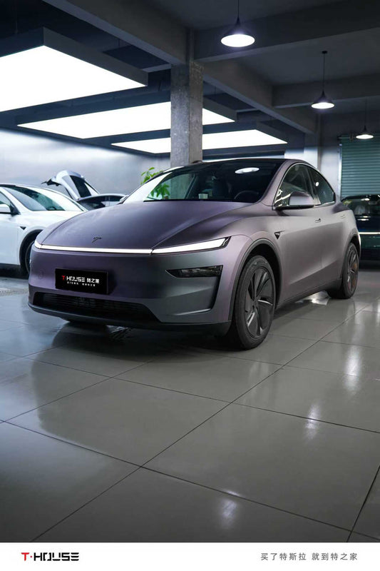 卡普里灰紫 Capri Gray Purple Vinyl Wrap Tesla ModelY Juniper
