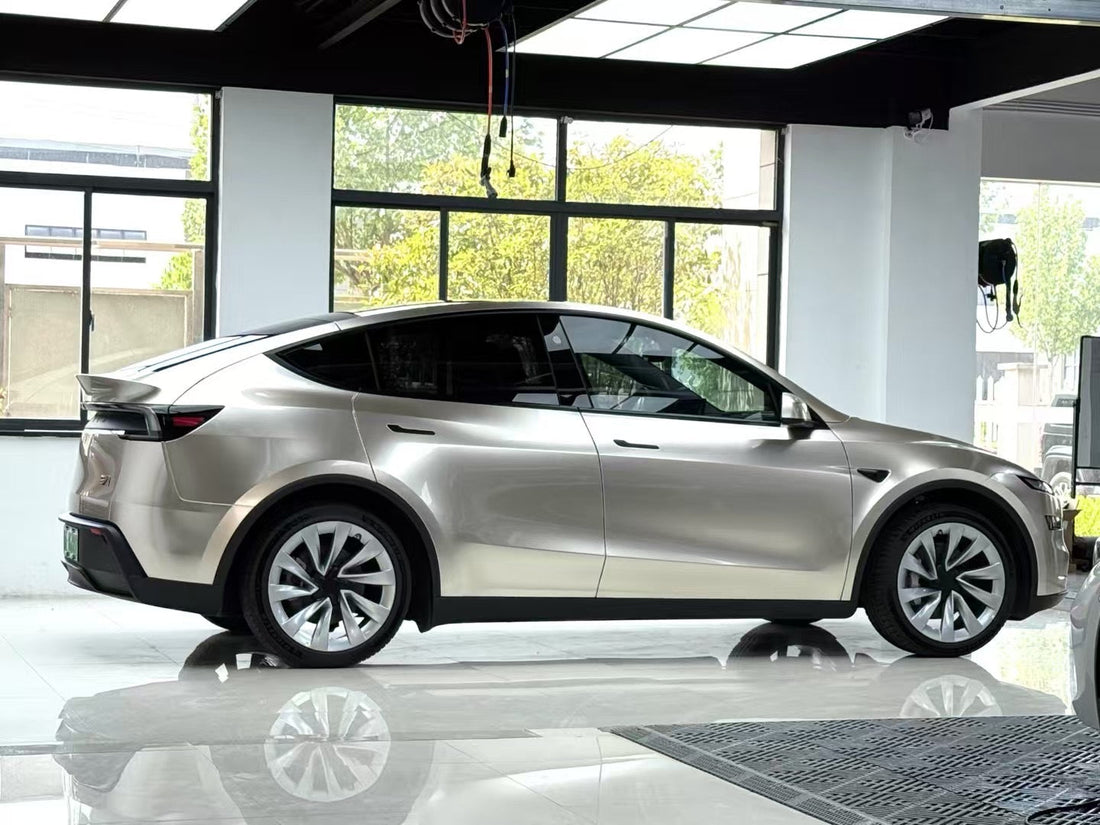 香槟金 Vinyl Wrap Tesla ModelY Juniper