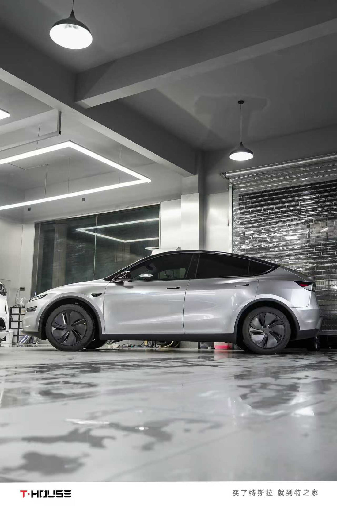 特之家·GT银 Silver Vinyl Wrap Tesla ModelY Juniper