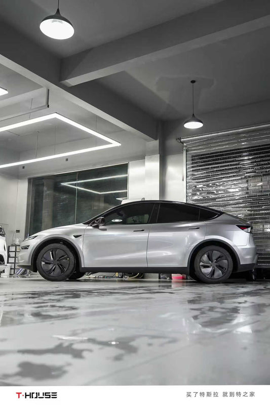 特之家·GT银 Silver Vinyl Wrap Tesla ModelY Juniper