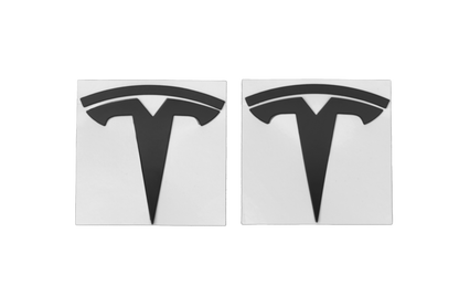 Tesla Logo Black * A Pair