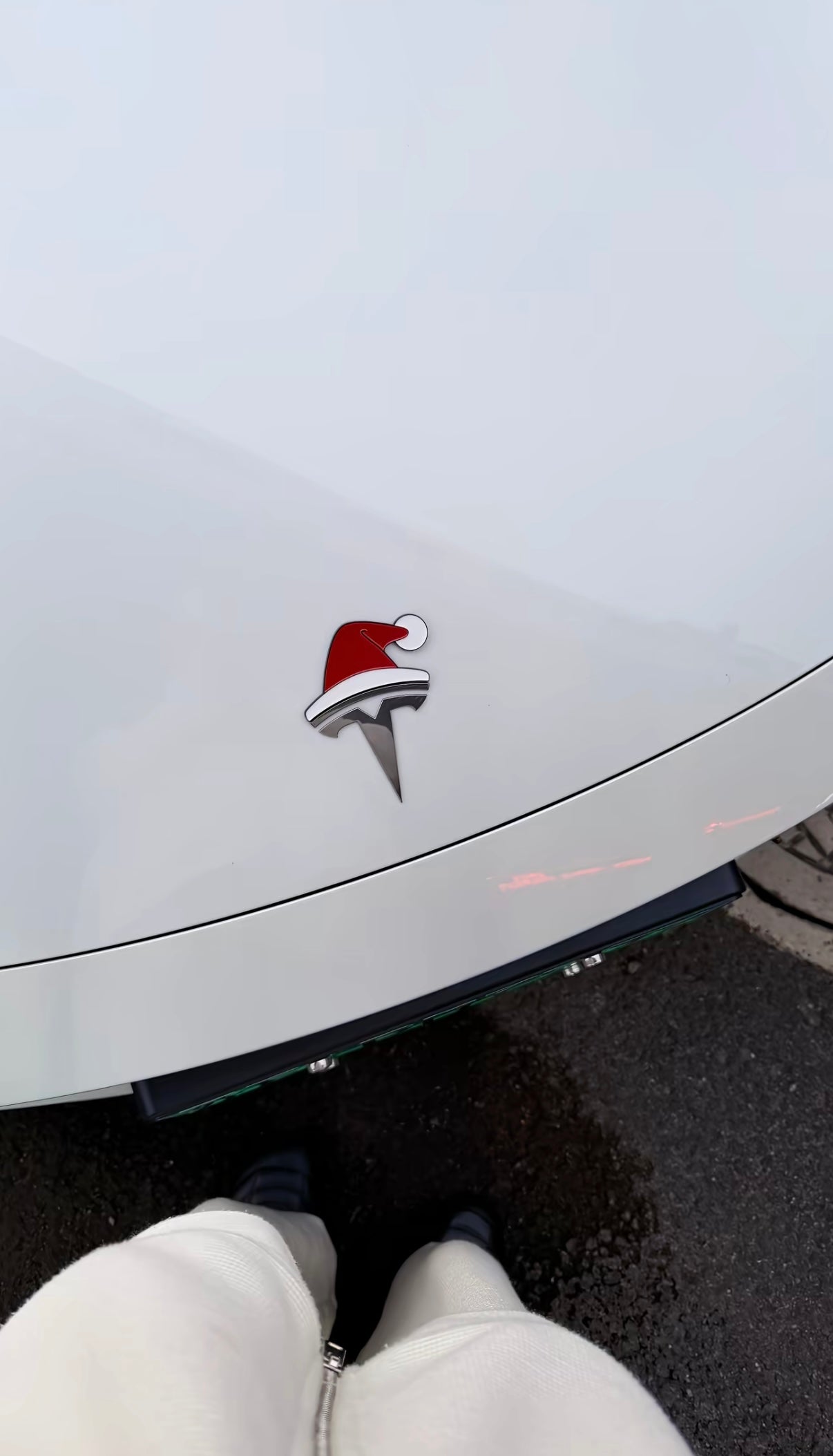3D Christmas Hat Car Sticker