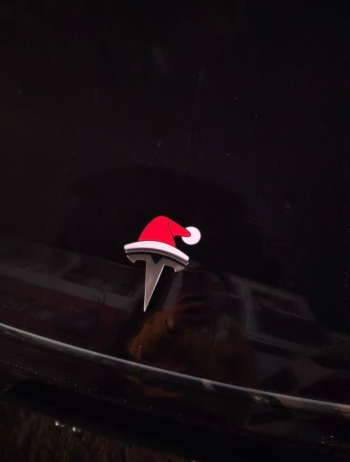 3D Christmas Hat Car Sticker