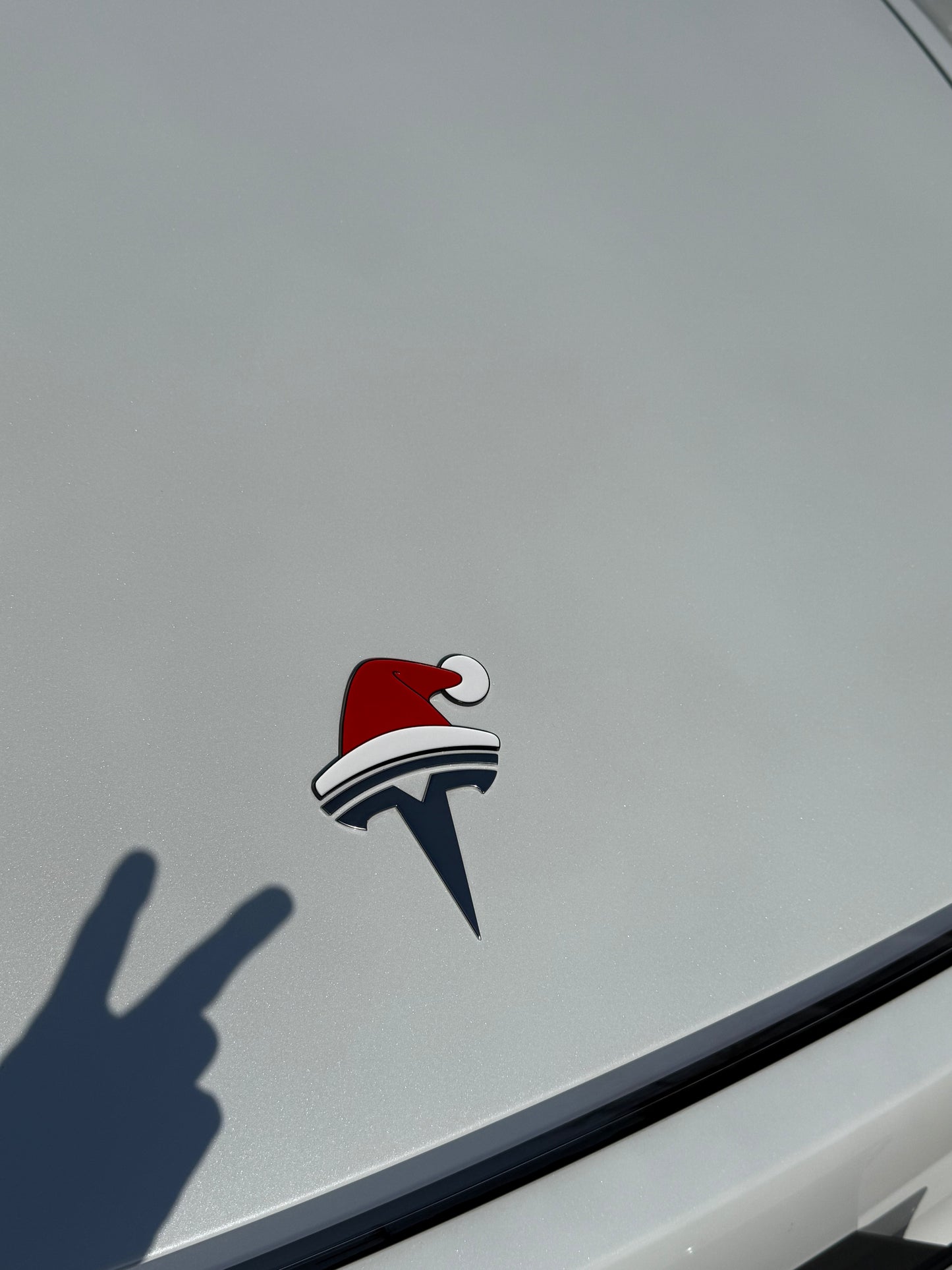 3D Christmas Hat Car Sticker