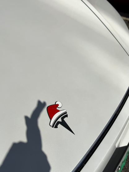 3D Christmas Hat Car Sticker