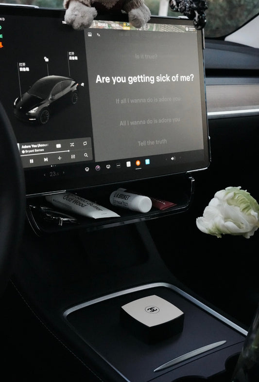 Under-screen storage box