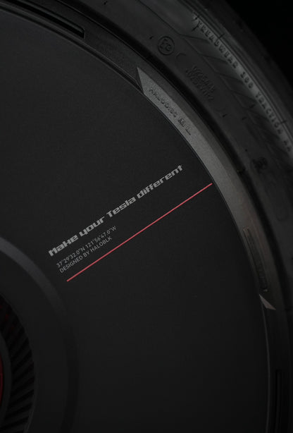 Custom Tesla Wheel Caps | Personalized Numbers & Letters