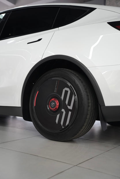 Custom Tesla Wheel Caps | Personalized Numbers & Letters