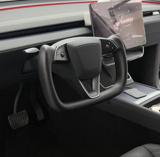 T House New Yoke Steering Wheel For 2026 Model Y (Black)